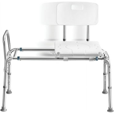 Equate Bath Chair and Shower Chair with Back - Seat for Elderly ...