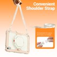thumbnail image 4 of Case for iPad (A16) 11th Gen 2025/ iPad 10th Gen 10.9 inch 2022, 360 Rotating Stand Handle Shoulder Strap Heavy Duty Shockproof Cover, Cream Rose Gold, 4 of 7