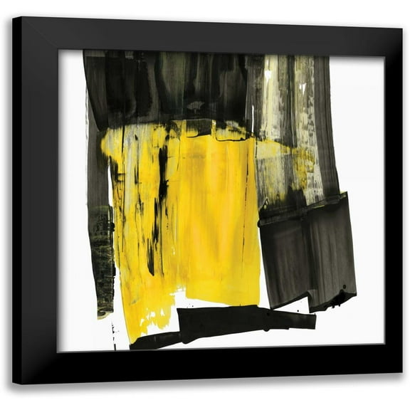 PI Studio 12x12 Black Modern Framed Museum Art Print Titled - Hive II