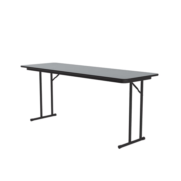Correll Commercial Laminate 24" x 96" Folding Off-Set Leg Seminar Table - ST2496TF
