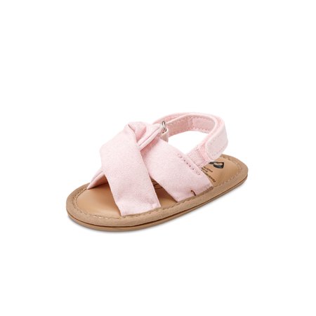 

Bellella Infant Flat Sandal Rubber Soft Sole Shoes Summer Sandals Comfort Dress Flats Walking Birthday Crib Shoe Pink 0-6 months
