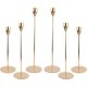thumbnail image 1 of Juego de 6 Candelabros para Velas de Metal, Portavelas para Velas Cilíndricas de 3/4 Pulgada, Porta Velas Decorativos para Mesa, Adecuados para Bodas, Propuestas, Festivales, Fiestas., 1 of 7