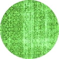 thumbnail image 1 of Ahgly Company Indoor Round Persian Green Traditional Area Rugs, 3' Round, 1 of 1