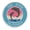 Shoreline Blue, variant on San Diego, California Dolphin Sunset 3.5 Inch Iron Or Sew On Embroidered Fabric Badge Patch Ocean Beach, Salt Life Iconic Series