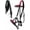 Black Pink, variant on Horse Western Horse Western English Leather Bitless Sidepull Bridle Reins Purple 7708PR-F