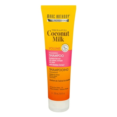 Marc Anthony True Professional Thick & Full Coconut Milk Volumizing Shampoo, 250 (Best Volumizing Shampoo For Color Treated Hair)