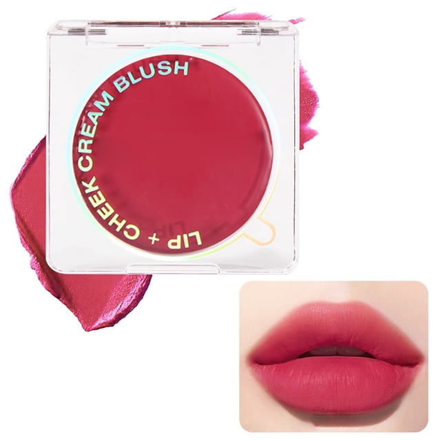 Makeup Cheek ,2 In 1 Cheek + Lip Color High Pigmented Formula Multi Use Blushes, Color Lipstick