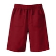 thumbnail image 4 of Tanghaowl Short Sets for Women, Women Casual Summer Shorts Suit Two Piece Outfit With Comfortable Top And Stylish Bottoms Wine S, 4 of 5