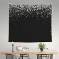 thumbnail image 2 of Sikiie Silver Glitter1 tapestry wall hanging home decor for bedrooms, living rooms, dorms 60x51in, 2 of 6