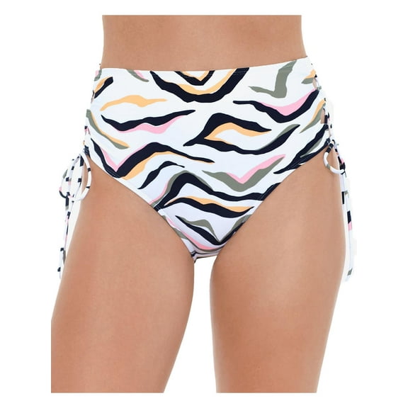 Salt   Cove Womens Juniors High Waist Printed Swim Bottom Separates