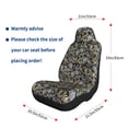 thumbnail image 5 of Rocae Rose Flowers Print Seat Covers for Cars Trucks and SUVs,Easy to Install Cover Set-1, 5 of 9
