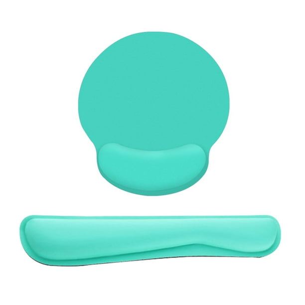 Memory Foam Keyboard Wrist Rest Mouse Pad Set Keyboard Mouse Wrist Pads with Fabric slip Rubber
