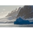thumbnail image 2 of Su, Keren 32x23 White Modern Wood Framed Museum Art Print Titled - Landscape of snow covered island with iceberg in South Atlantic Ocean-Antarctica, 2 of 4