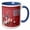 Blue/White, variant on 3drose, Usa, Massachusetts, Cape Ann, Rockport. Lobster Buoys, 11oz Mug