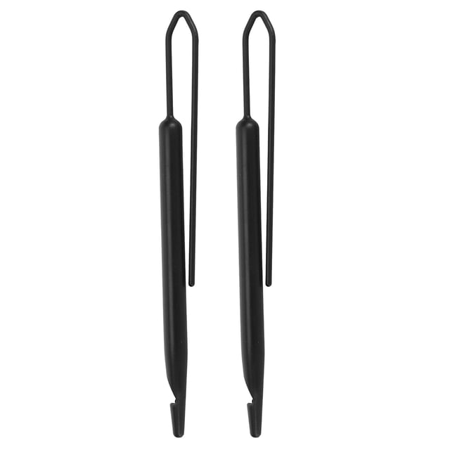 Herramienta de enclavamiento de doble punta, mango ergonómico resistente al deslizamiento, herramienta de reajuste de Sisterlocks flexibles, herramientas para trenzado de cabello, 2 uds.