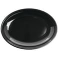 thumbnail image 3 of HUBERT® Shallow Serving Bowl Oval Black Melamine - 16" L x 12" W x 2" H, 3 of 3