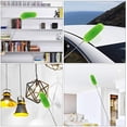thumbnail image 6 of Microfiber Feather Duster Extendable Duster with 100 inches Extra Long Pole, Bendable Head & Long Handle Dusters for Cleaning Ceiling Fan, High Ceiling, Blinds, Furniture & Cars Green, 6 of 7