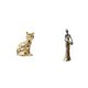 thumbnail image 1 of Adorno de chimenea con escultura de gato, figura decorativa de mujer tribal africana, ligera, artesanal, arte femenino, decoración para el hogar y hot, 1 of 8