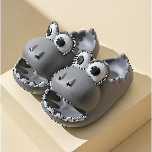 Kids Dinosaur Slippers Non-slip Shower Bathroom Slippers Soft Summer Slide Sandals For Girls And Boys