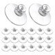 thumbnail image 1 of 20 Pcs Suction Cup Plastic Suction Pads 40mm Clear Pvc Sucker Pads Strong Adhesive Suction Holder W, 1 of 5