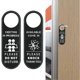 thumbnail image 2 of Double Sided Door Sign Hanging Reminder Signs Meeting in Progress Please Do Not Disturb Door Hanger for Hotel Office Meeting, 2 of 4