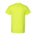 thumbnail image 4 of Gildan High Visibility Safety T-Shirts, Hi Vis Dryblend Short Sleeve Tee, 50/50 Cotton/polyester, Pack of 6, Safety Green, 4XL, 4 of 5
