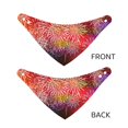 thumbnail image 3 of Rateoe Fireworks Print Pet Scarf for Dogs and Cats – Stylish Reflective Design, Breathable & Durable Pet Bandana with Quick-Release Buckle-Medium, 3 of 5