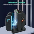 thumbnail image 4 of YUOY Charging Dock for Nintendo Switch 2 Joy-Con – 4 in 1 Swtich Controller Charger with LED Indicators & Buzzer Alarm, 4 of 6