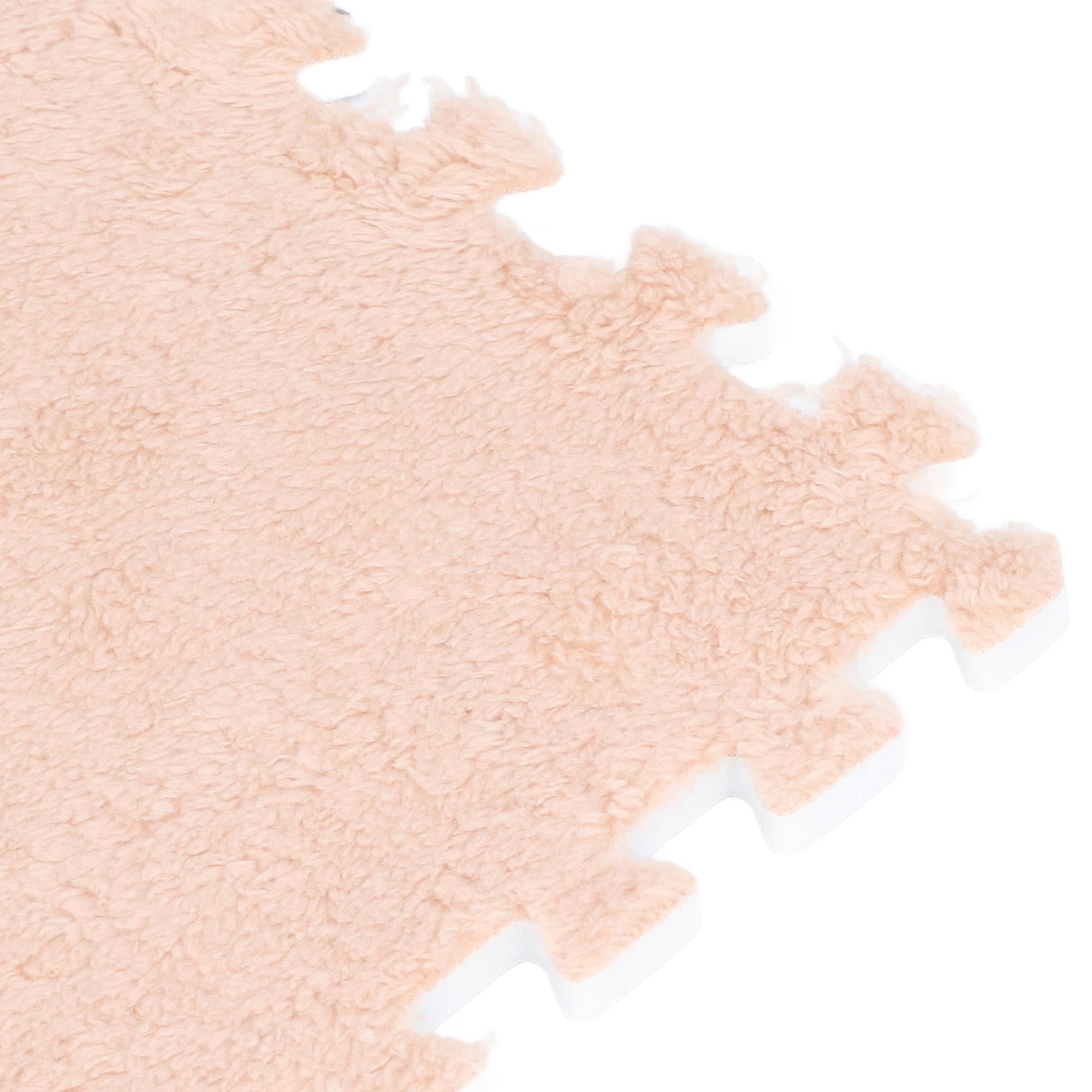 LAZIOEGR 10‑Piece Plush Interlocking Foam Floor Mat, Anti‑Slip, Cut‑Ready, Camel‑Color, Ideal for Bedrooms, Nurseries & Play Areas