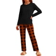 thumbnail image 2 of Conjuntos de blusas y camisas de cuello redondo y manga larga para niños y niñas, moda con rayas bonitas, pantalones suaves de manga larga, traje para niña, pantalones superiores, 2 of 6