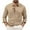 127#Khaki, variant on Mens Casual Button Down Shirts Long Sleeve Chambray Shirts Fashion Spring And Summer Casual Lapel Solid Color Shirt Shirt Double Pockets Shirt Wrinkle Free Shirt