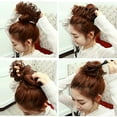 thumbnail image 5 of Elegant Woman Donut Ponytail Synthetic Hair Pieces and Buns Big Hair Messy Dish Hair Bun Ponytail Extensions Chignon, 5 of 7
