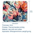 thumbnail image 5 of Ink Plant 8.3x9.8 Inch Square Desk Mat with Non-Slip Rubber Bottom for Office and Gaming – Printed Mouse Mat, Desk Mat, Gaming Mouse Pad, 5 of 6
