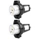 thumbnail image 4 of Luz LED, 2 piezas 12W LED Angel Car Angel Eyes LED Light Angel Eyes LED Light Rendimiento inigualable, 4 of 9