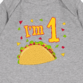 thumbnail image 3 of Inktastic I'm One Taco Birthday Party Baby Romper Coveralls, 3 of 4