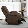 thumbnail image 4 of JUUXO Oversized Lift Chair Lay Flat 74.2" Length, Large Power Lift Recliner for Elderly, Extra Wide Heated Massage Chair for Big and Tall in 25" Seat Width, 400 lbs, 4 of 9