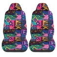 thumbnail image 1 of LAKIMCT Abstract Tribal Ethnic Print Car Seat Covers Vehicle Front Seat Covers Universal Fit Seat Protector, 1 of 1
