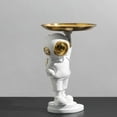 thumbnail image 3 of Bandeja de Esculturas Zulema estatuilla de Astronauta, 3 of 5