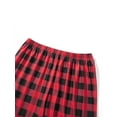 thumbnail image 6 of Hirigin Store Christmas Family Pajamas Matching Set, Romper/Letter Print Raglan Long Sleeve Tops and Plaid Pants Sleepwear, 6 of 8