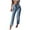 Blue, variant on Fjofpr Sale Deal Drawstring Waist Jeans for Women Women Hight Waisted Loose Bow Bandage Hole Stretch Pants Jean