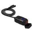 thumbnail image 2 of Cargador USB DC12V Motocicleta Manillar Teléfono Cargador Dual Ports Adaptador (Azul) Likrtyny Para estrenar, 2 of 9