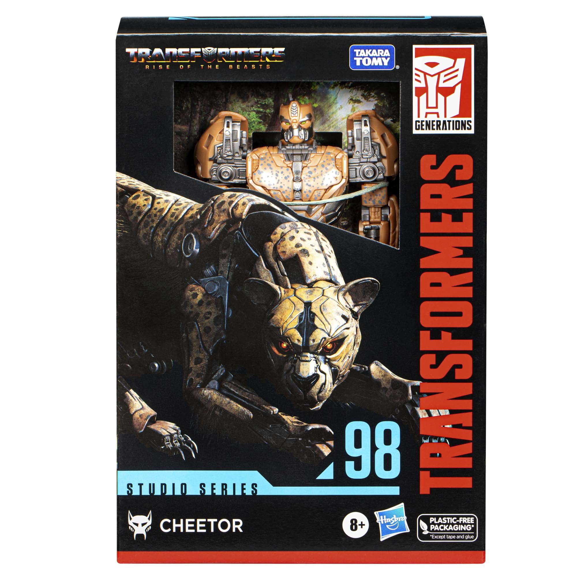 Transformers Studio Series Voyager 98 Rise of The Beasts Cheetor 16.5 cm Action Figure