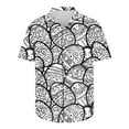 thumbnail image 5 of Awdenio Hawaiian Shirt for Men New Arrival Valentine Easter Top V Neck Printed Shrits with Pockets, 5 of 5