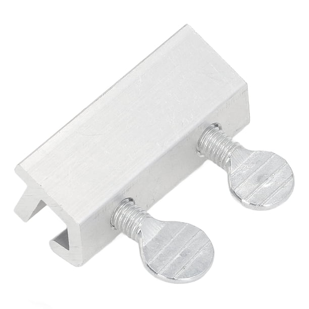 Cerradura De Límite De Ventana, 10 Piezas Topes De Ventana De Doble Orificio De Acero Inoxidable Multiusos Para Ventana Corrediza Vertical U Horizontal Para Rieles De 0,39