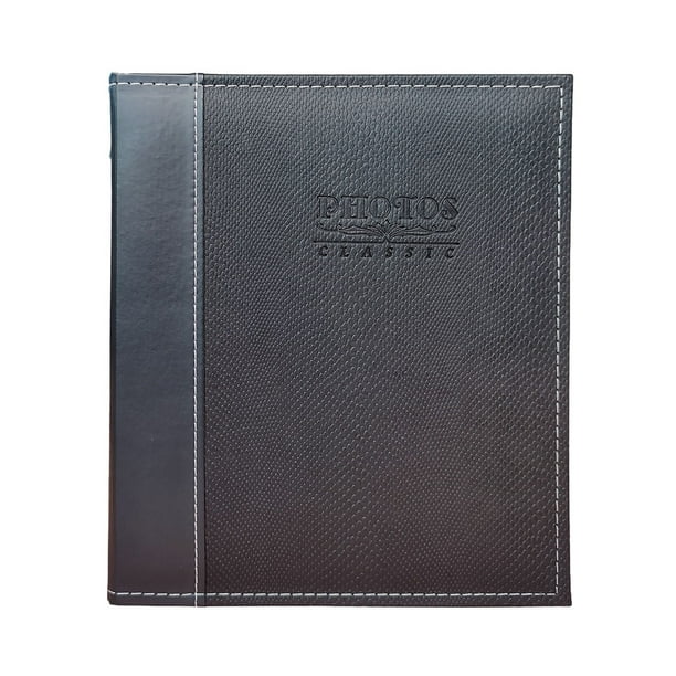 Yuarrent Conserve los momentos importantes con el álbum de fotos de la página autoadhesiva Construcción duradera Álbumes impermeables Almacenamiento y organización del hogar negro