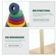 thumbnail image 4 of EeaseMX Juego de mesa de rompecabezas de juguete intelectual colorido de madera Hanoi de Tower Game Puzzle Toys para adultos Home DIY Party Playing, 4 of 7