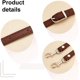 thumbnail image 4 of Correas de cuero ajustables para bolsos, disponibles en 5 colores, de 43 a 50 pulgadas. Correa de repuesto para bolso, asa y correas para bolso de mano con hebillas de platino., 4 of 9
