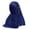 Dark blue, variant on Baberdicy Head Wraps for Women's Hair Silk Fashion Breathable Headscarf Muslim Flower Hat Ice Turban Summer Tassel Accessory Headwraps Beige