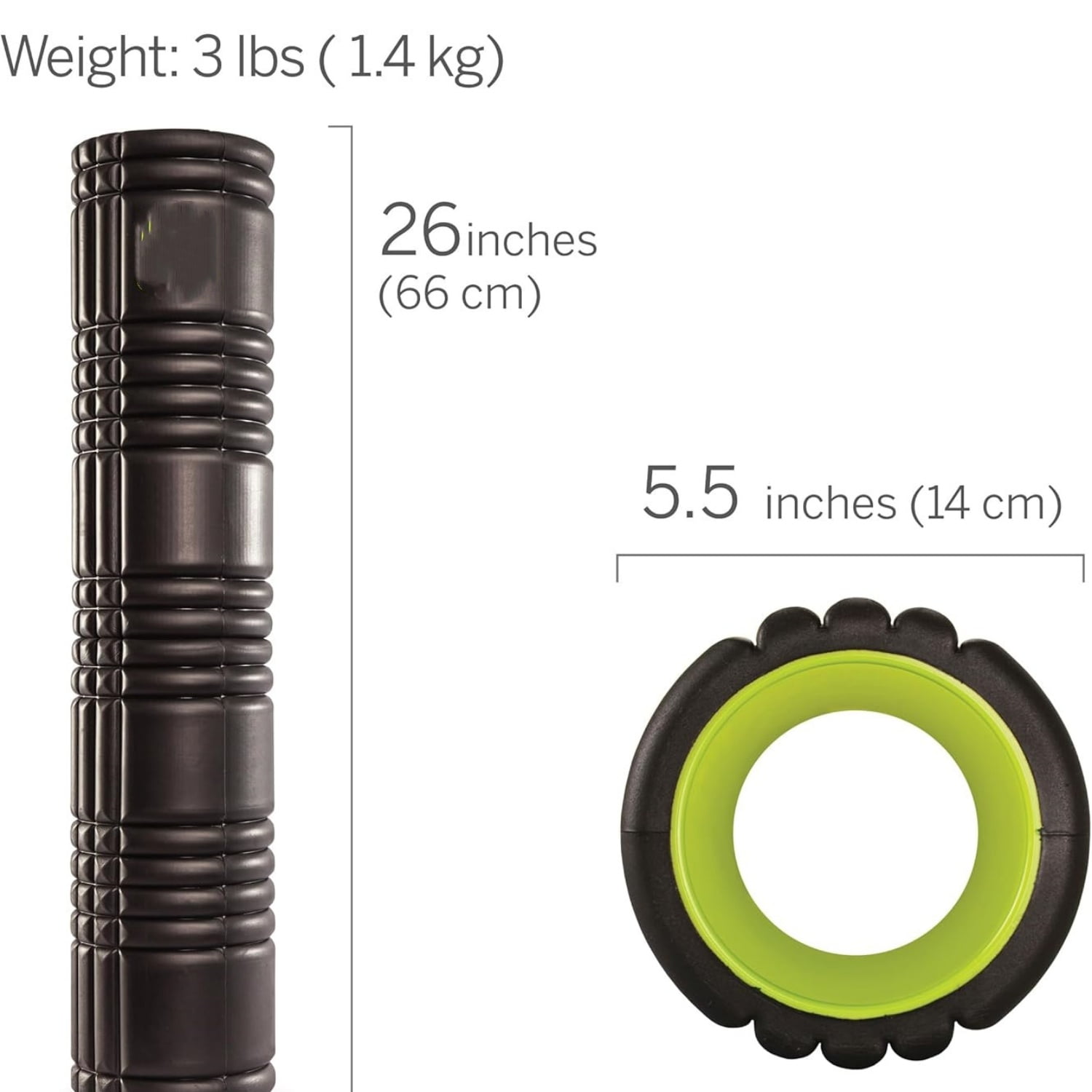 Multi-Density Foam Massage Roller Exercise, Deep Tissue&Muscle Recovery Relieves Muscle Pain & Tightness, Improves Mobility & Circulation