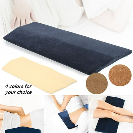 Moaere Ergonomic Lumbar Pillow 100% Pure Memory Foam Back Cushion Lumbar Support for Lower Back
